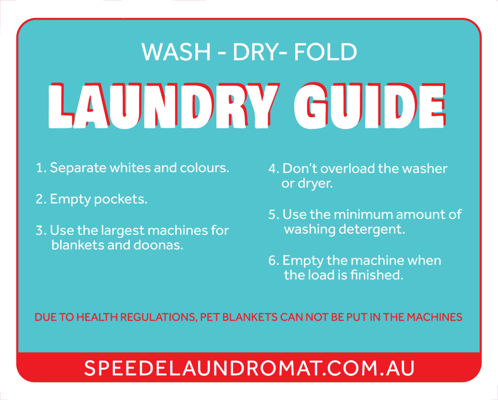 Speed-e Laundromat Laundry Guide
