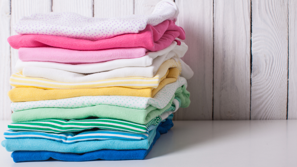 Pile of clean clothes